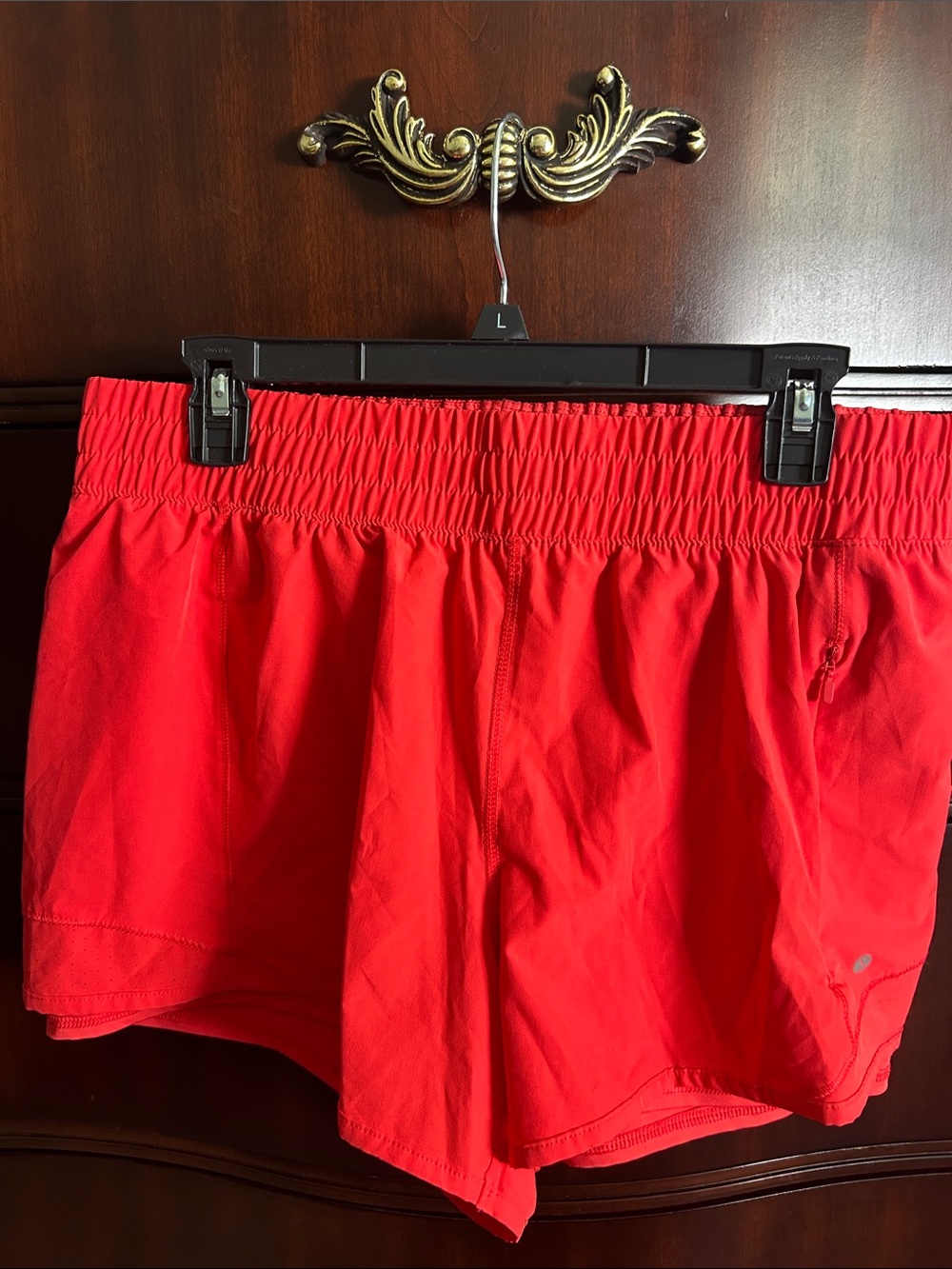 Layer 8 Bright Red Women’s Athletic Shorts